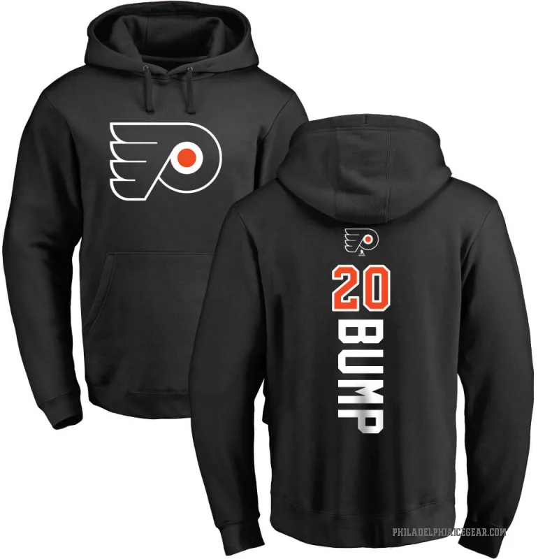 Alex Bump Men's Black Philadelphia Flyers Branded Backer Pullover Hoodie