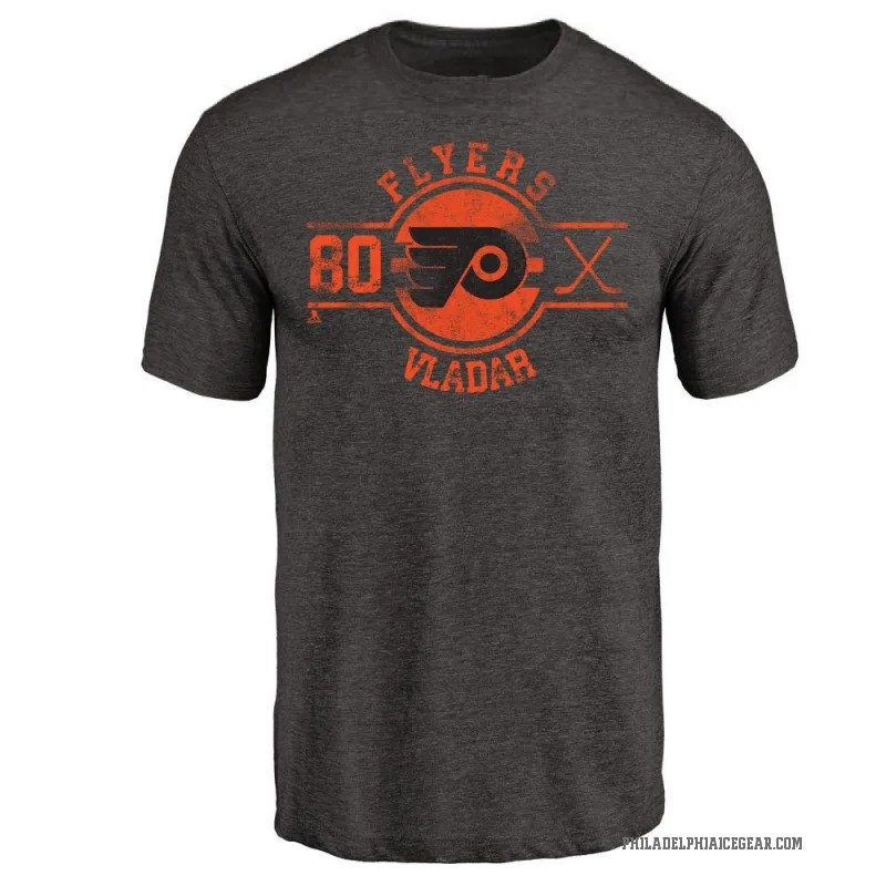 Dan Vladar Men's Black Philadelphia Flyers Insignia T-Shirt -