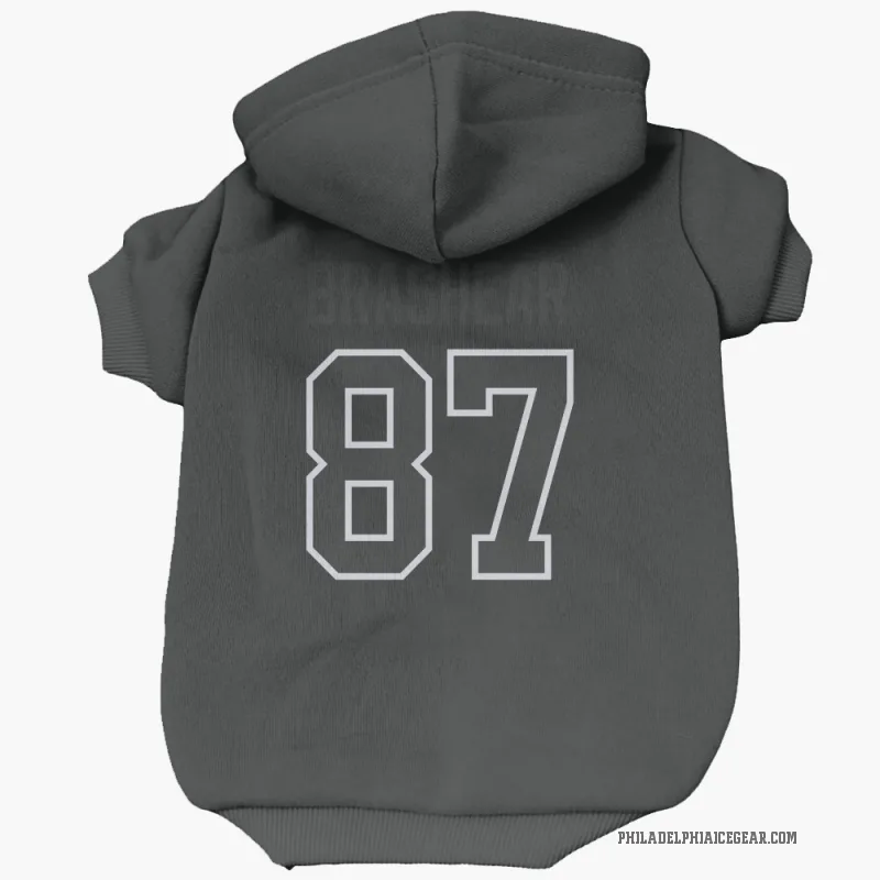 Donald Brashear Black Philadelphia Flyers Cat & Dog Pet Hoodie