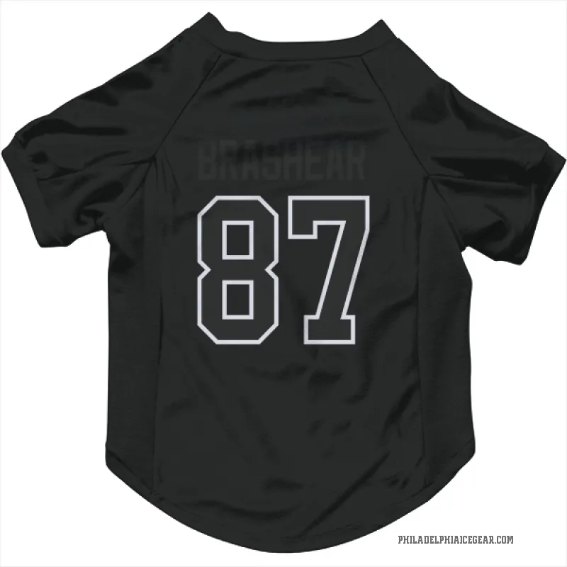 Donald Brashear Black Philadelphia Flyers Cat & Dog Pet Jersey