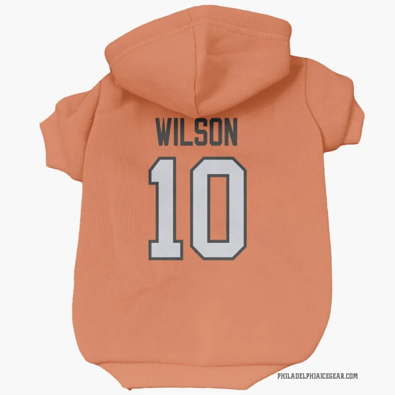 Garrett Wilson  Orange Philadelphia Flyers  Cat & Dog Pet Hoodie
