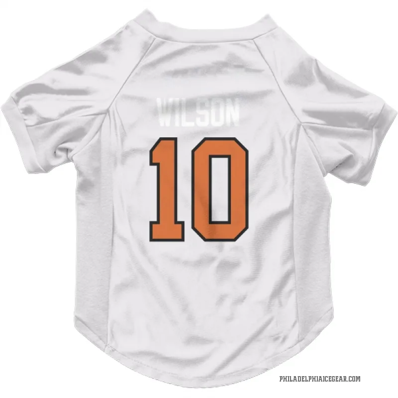 Garrett Wilson  White Philadelphia Flyers  Cat & Dog Pet Jersey