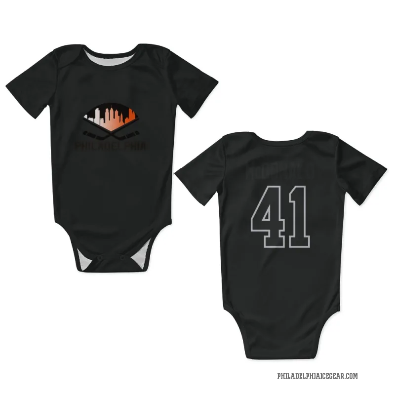 Hunter McDonald Black Philadelphia Flyers Newborn & Infant Bodysuit