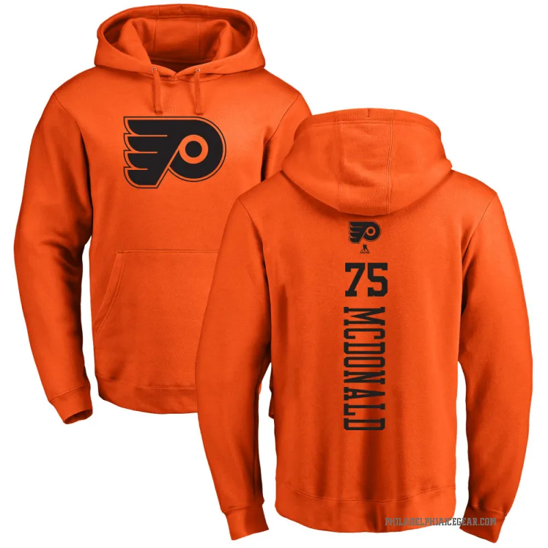 Hunter McDonald Youth Orange Philadelphia Flyers Branded One Color Backer Pullover Hoodie